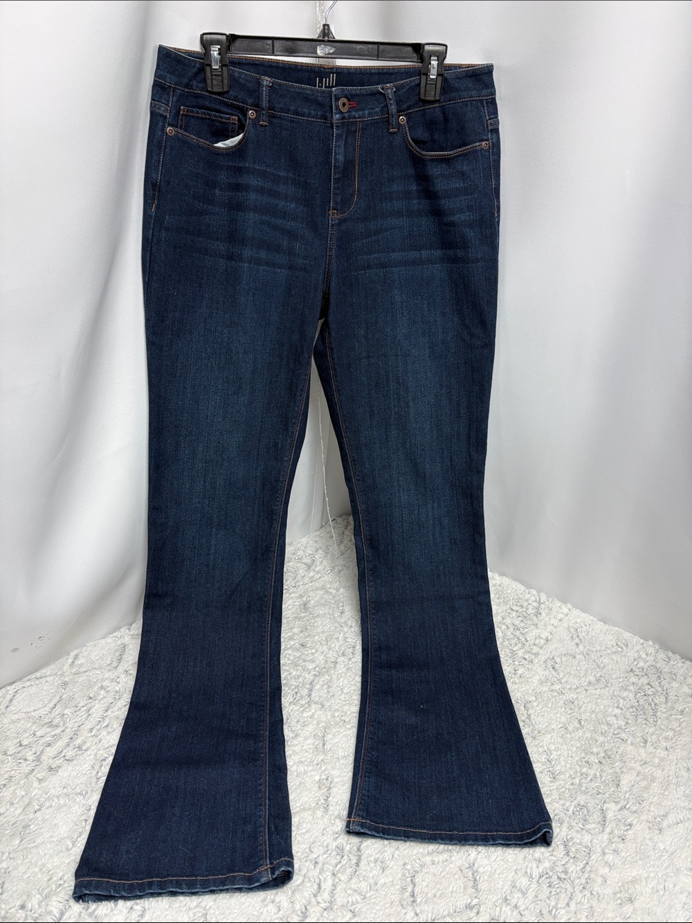 J. Jill Authentic Slim  Bootcut Dark blue Jeans 10 tall